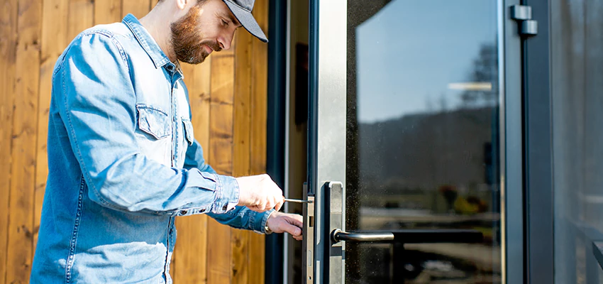 Frameless Glass Storefront Door Locks Replacement in Laguna Hills, CA